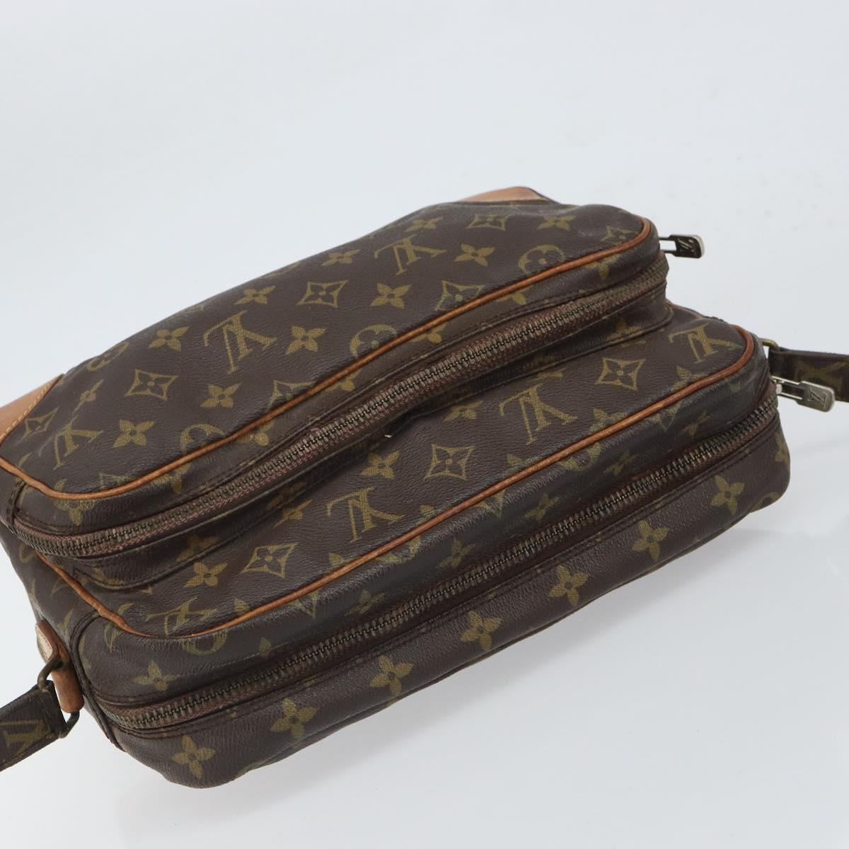 LOUIS VUITTON Monogram Nile Shoulder Bag M45244 LV Auth BA9747