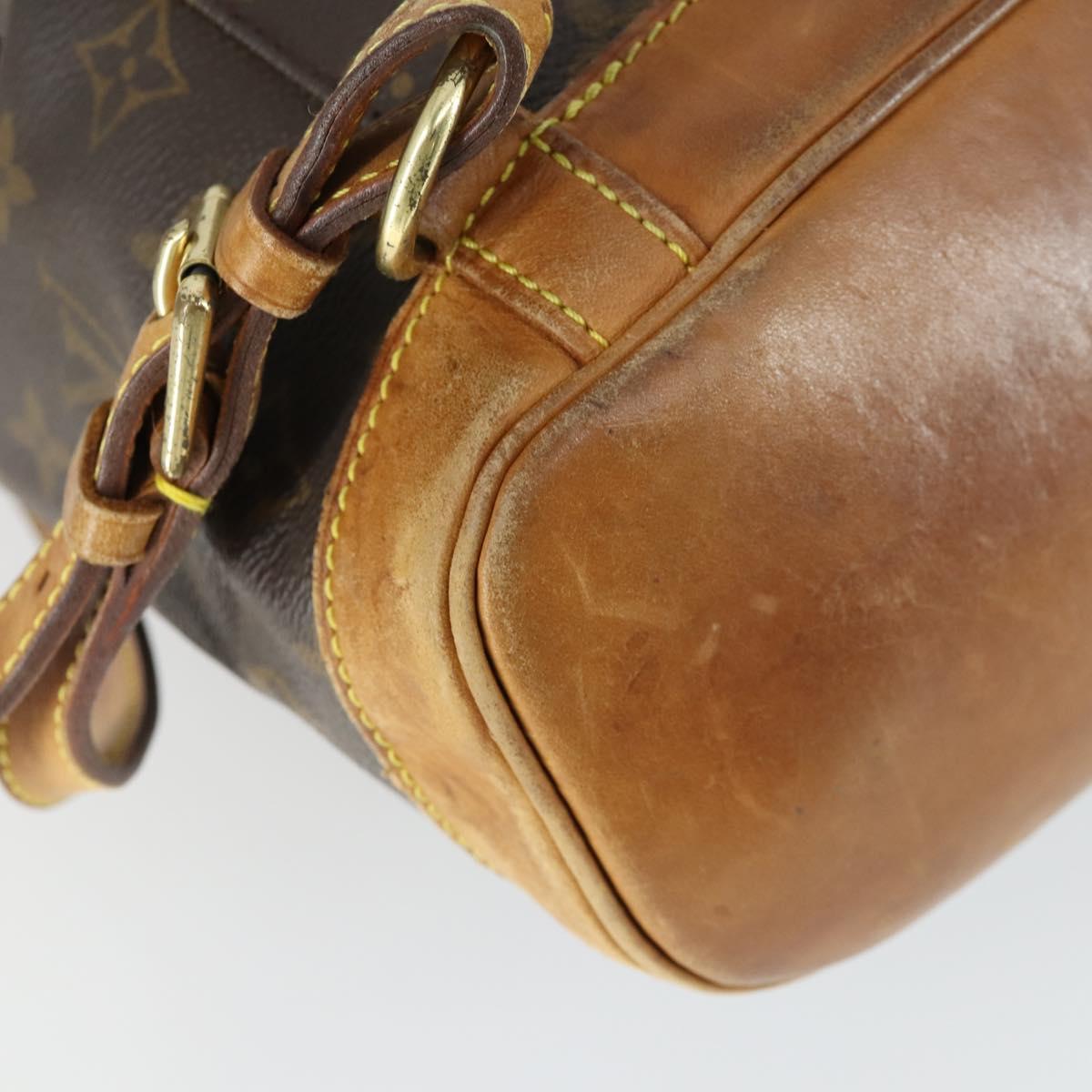 LOUIS VUITTON Monogram Montsouris MM Backpack M51136 LV Auth BA9748A