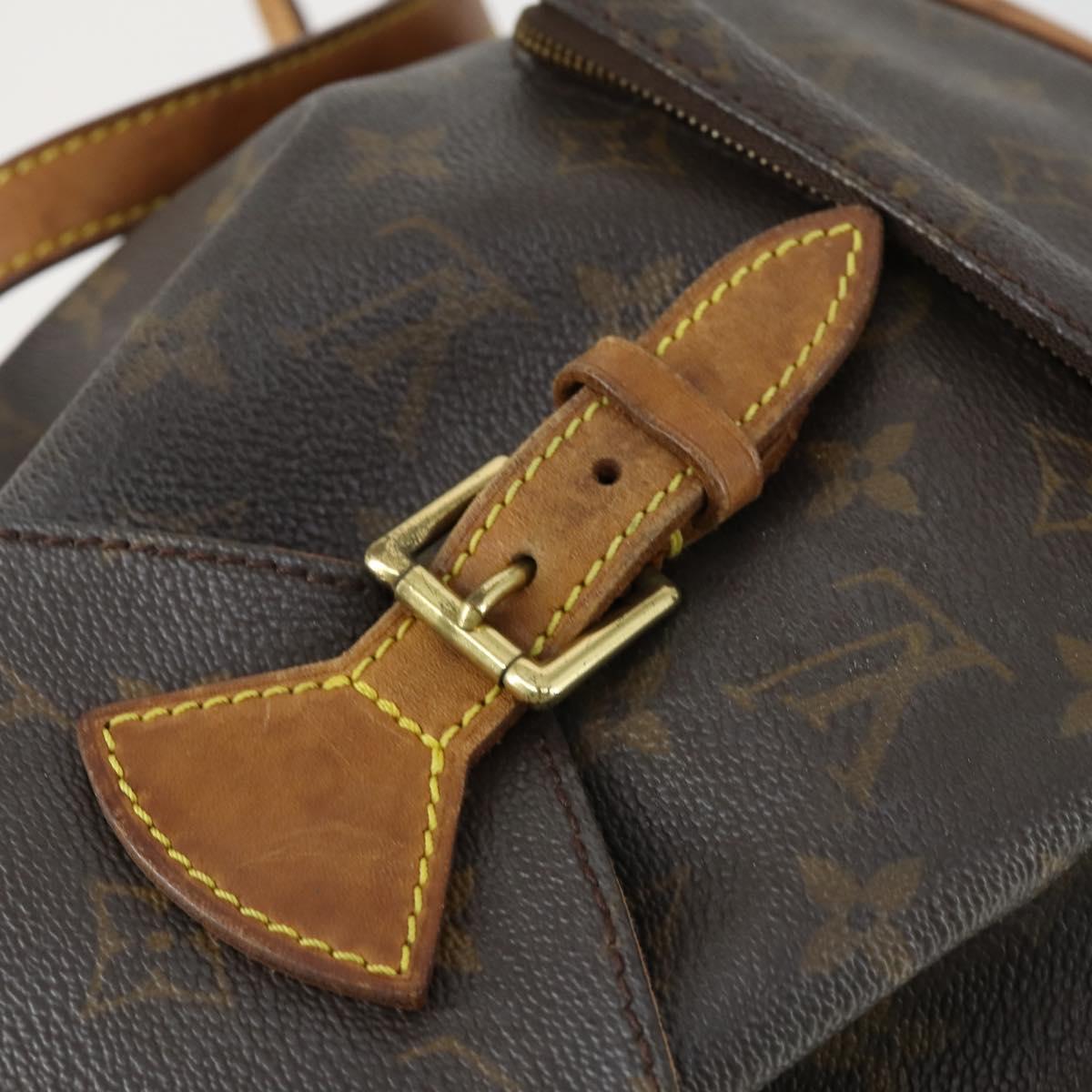 LOUIS VUITTON Monogram Montsouris MM Backpack M51136 LV Auth BA9748A