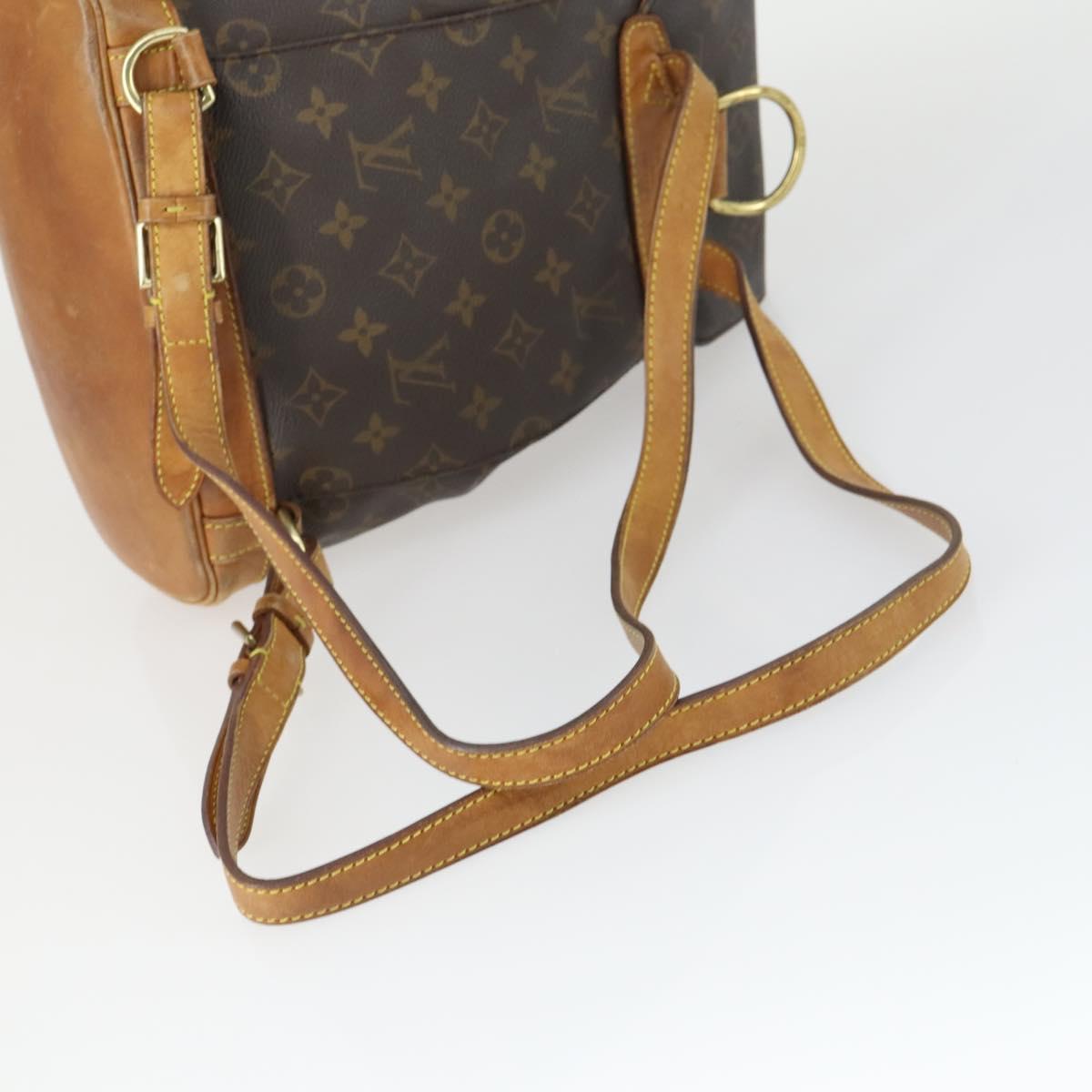 LOUIS VUITTON Monogram Montsouris MM Backpack M51136 LV Auth BA9748A