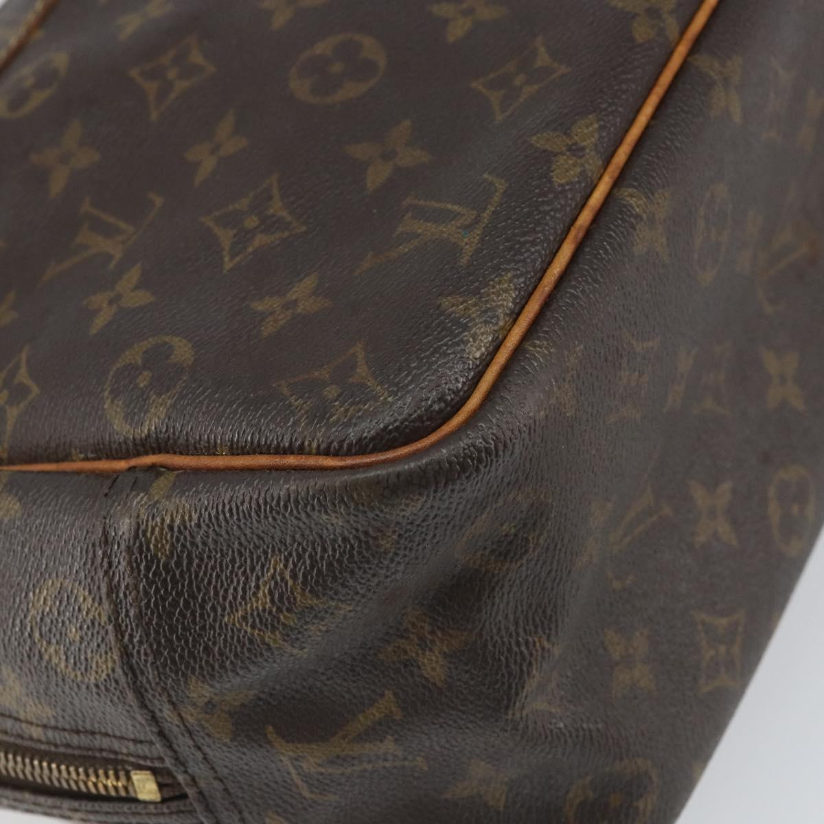 LOUIS VUITTON Monogram Deauville Hand Bag M47270 LV Auth BA9753