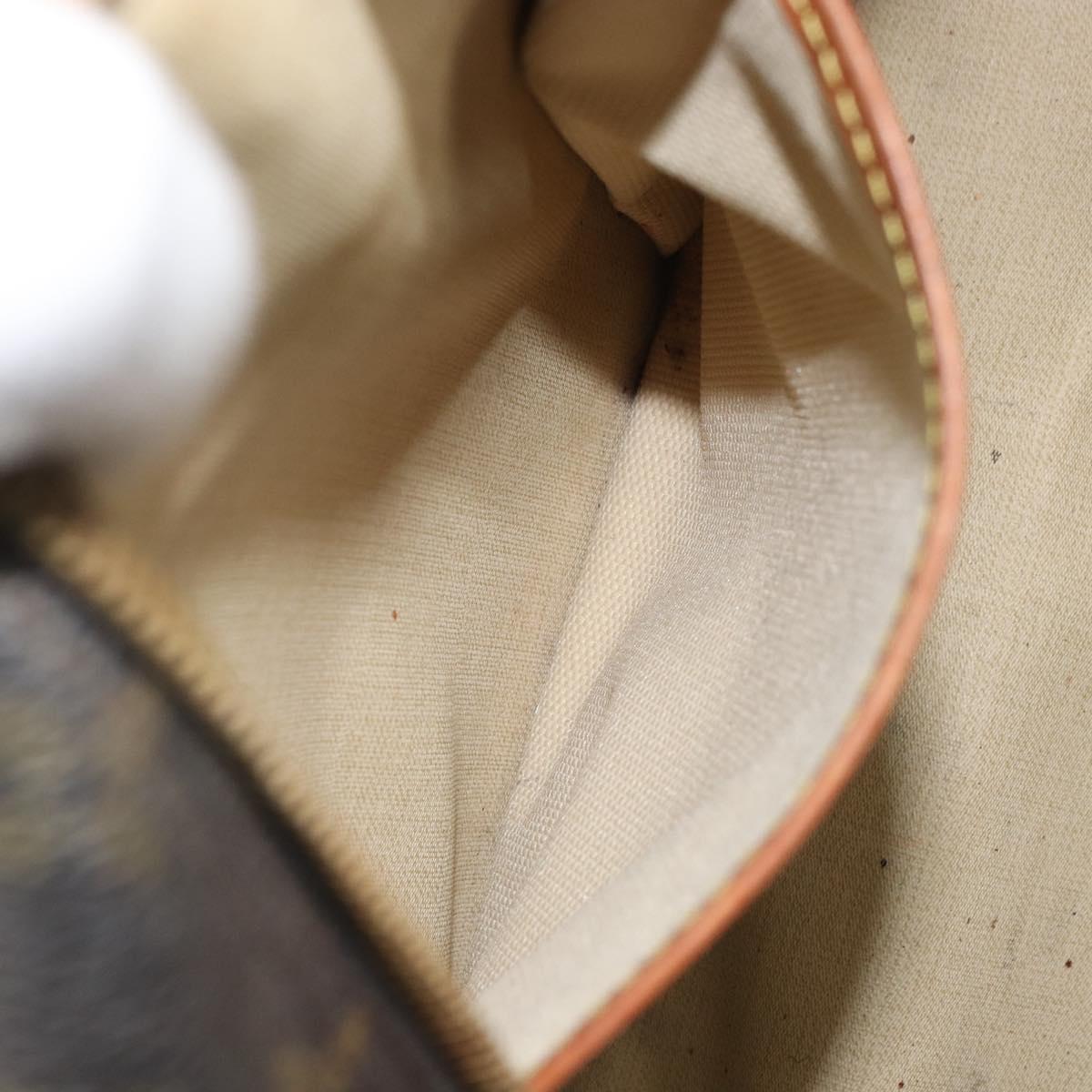 LOUIS VUITTON Monogram Deauville Hand Bag M47270 LV Auth BA9753