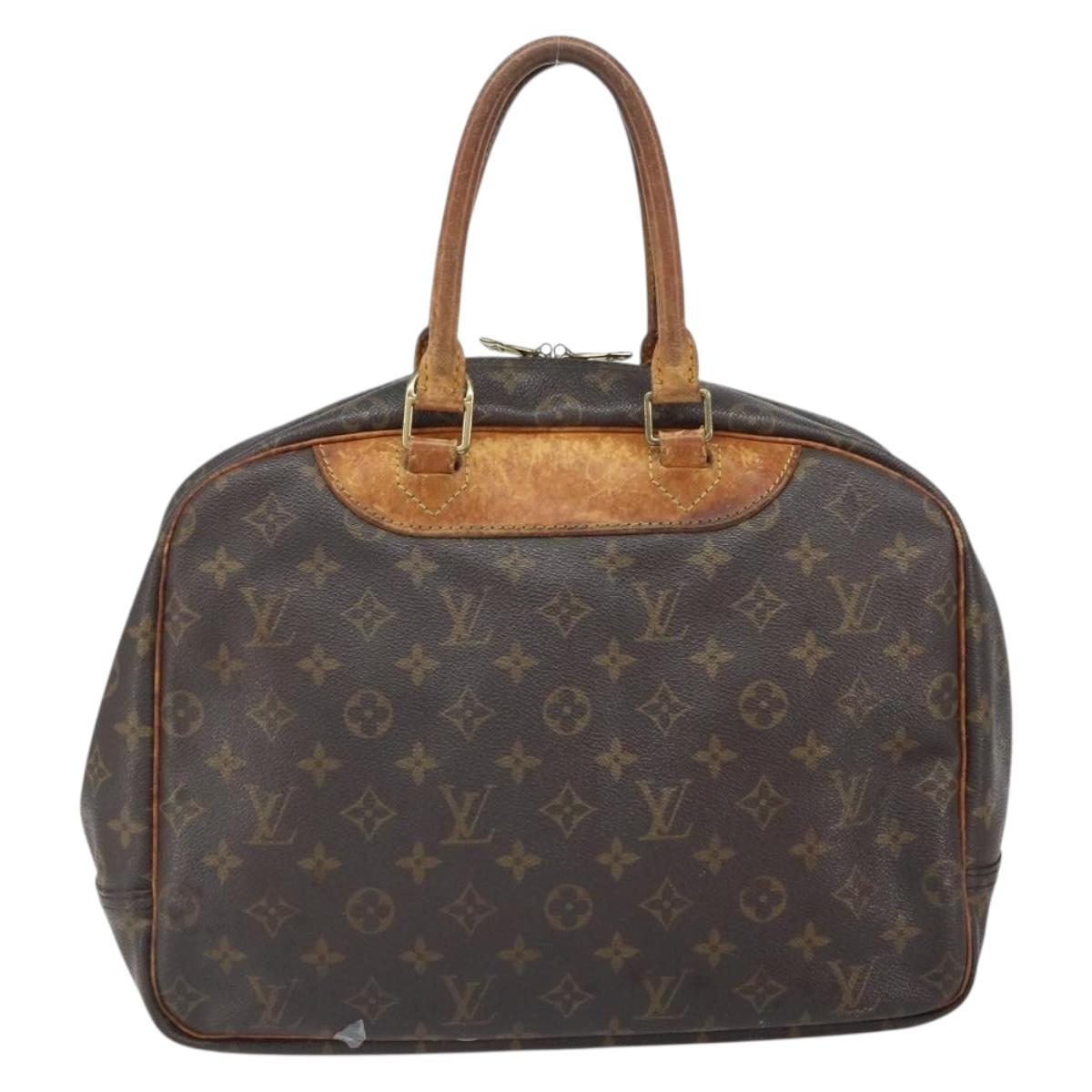 LOUIS VUITTON Monogram Deauville Hand Bag M47270 LV Auth BA9753
