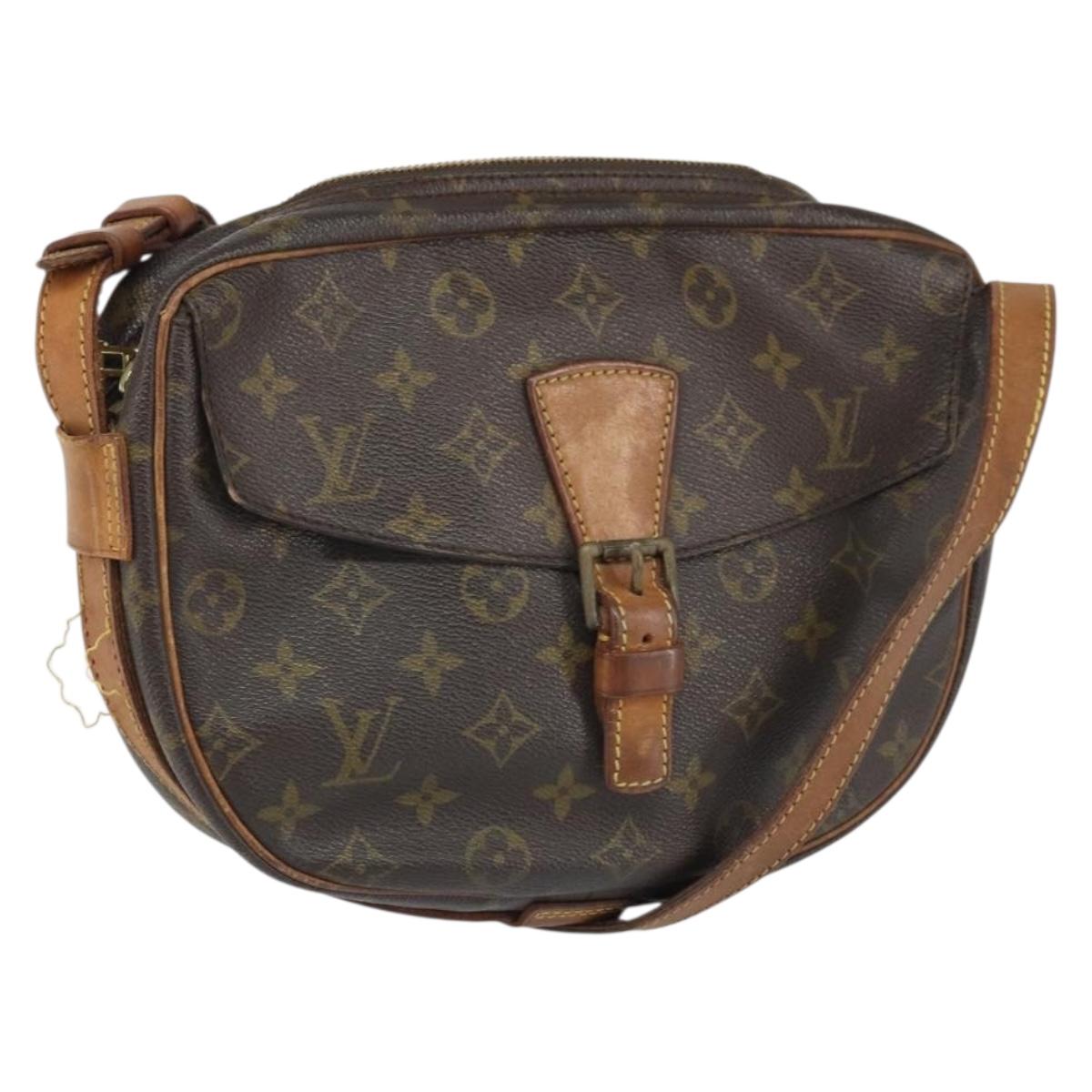 LOUIS VUITTON Monogram Jeune Fille GM Shoulder Bag M51225 LV Auth BA9756