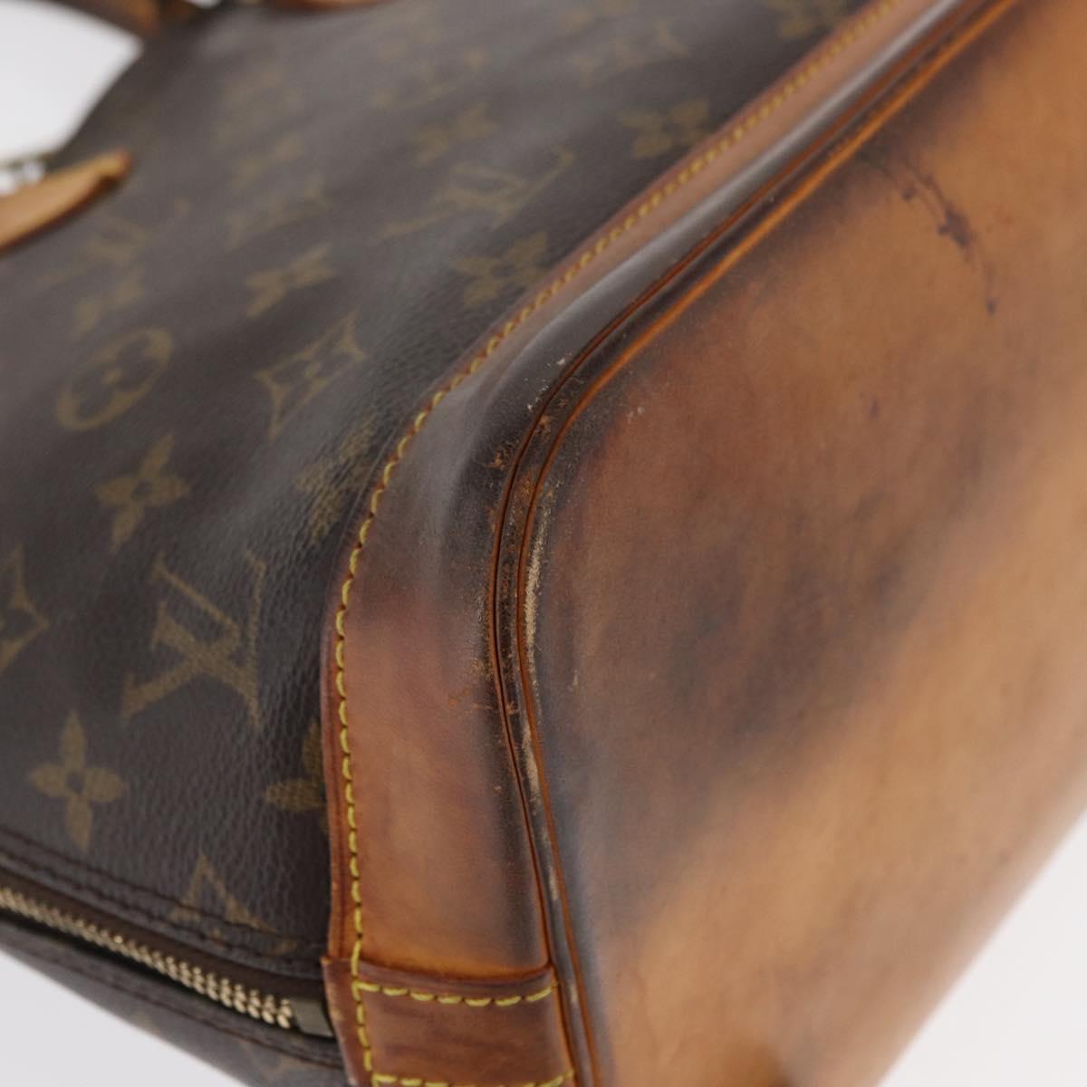 LOUIS VUITTON Monogram Alma Hand Bag M51130 LV Auth BA9765