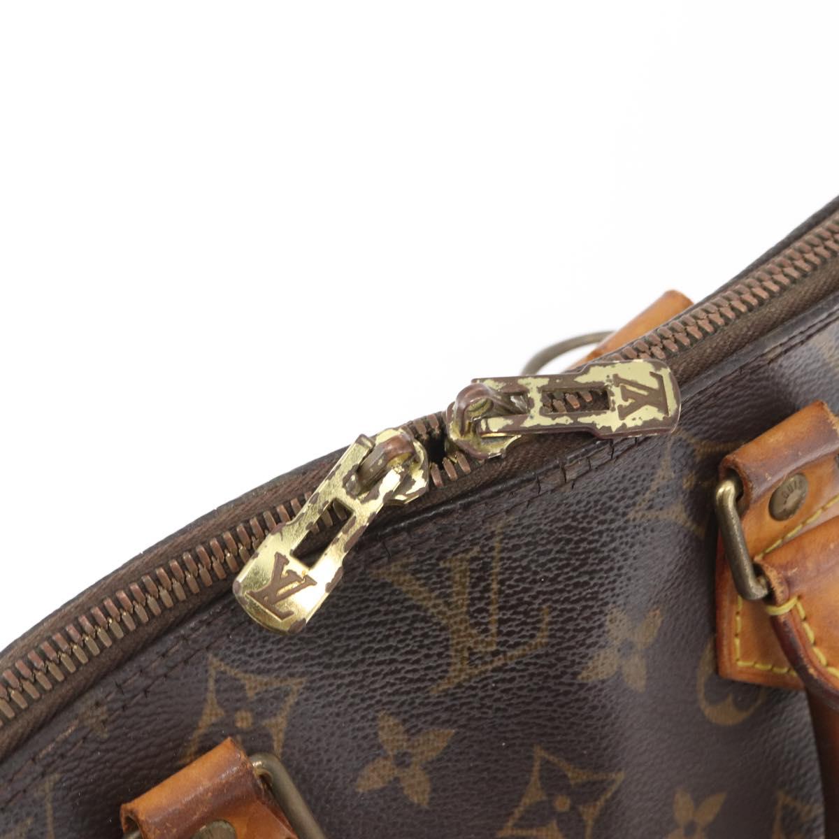 LOUIS VUITTON Monogram Alma Hand Bag M51130 LV Auth BA9765