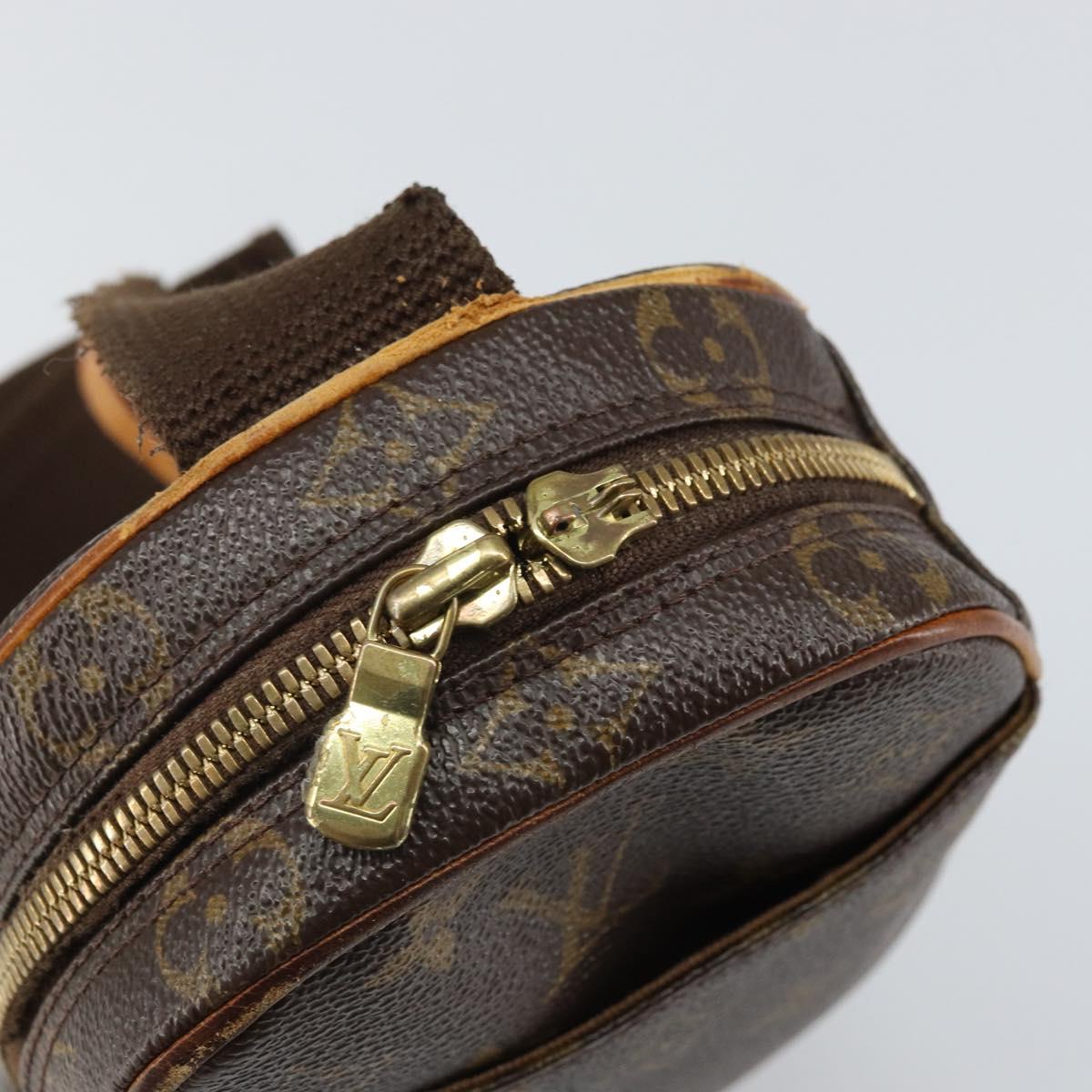 LOUIS VUITTON Monogram Pochette Gange Shoulder Bag M51870 LV Auth BA9769