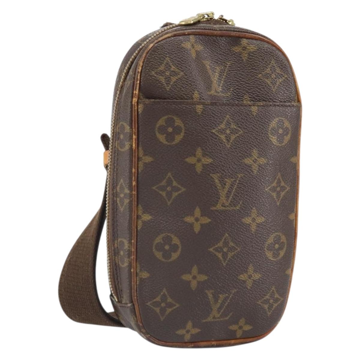 LOUIS VUITTON Monogram Pochette Gange Shoulder Bag M51870 LV Auth BA9769