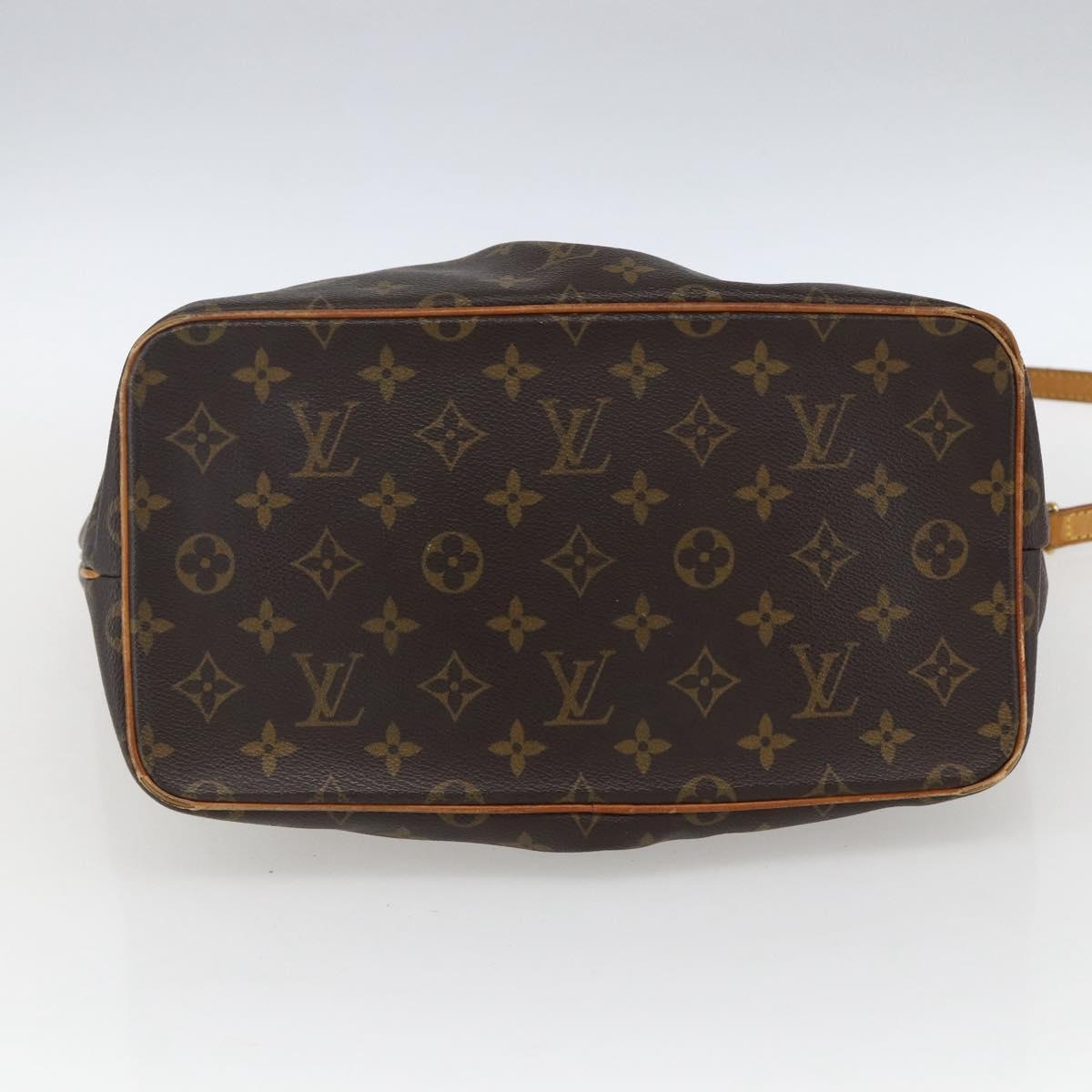 LOUIS VUITTON Monogram Palermo PM Tote Bag M40145 LV Auth BA9770