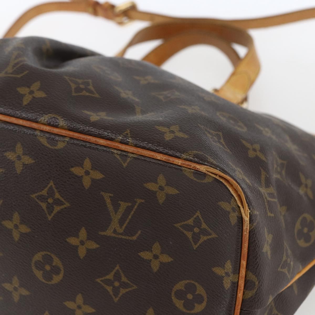 LOUIS VUITTON Monogram Palermo PM Tote Bag M40145 LV Auth BA9770