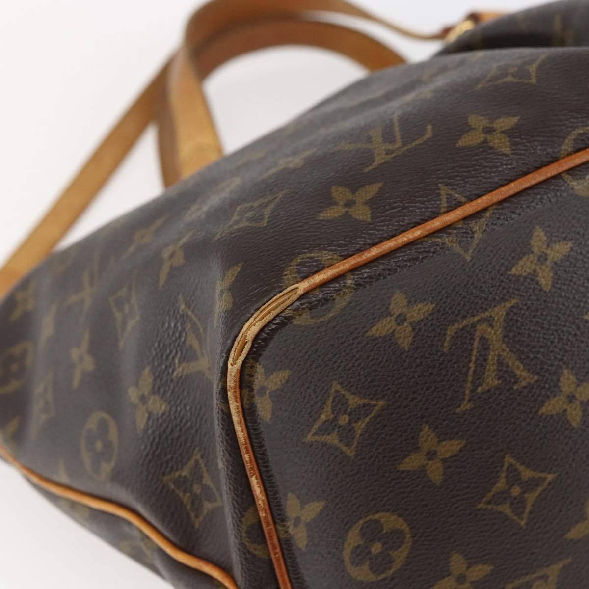 LOUIS VUITTON Monogram Palermo PM Tote Bag M40145 LV Auth BA9770