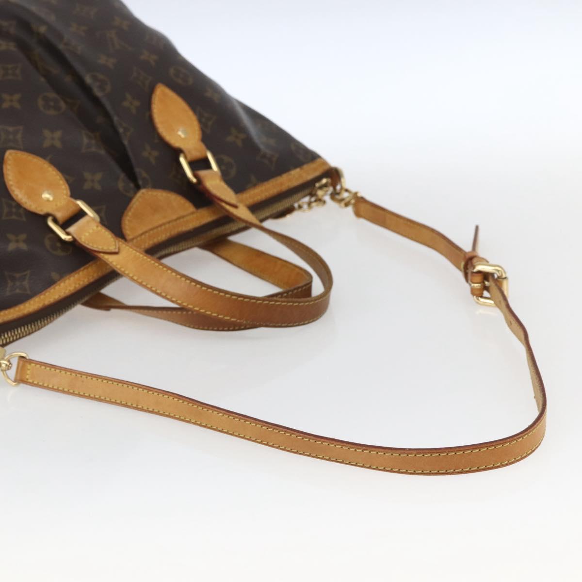 LOUIS VUITTON Monogram Palermo PM Tote Bag M40145 LV Auth BA9770