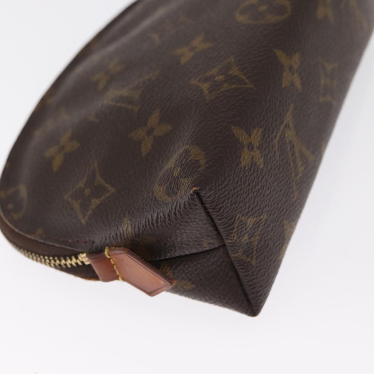 LOUIS VUITTON Monogram Pochette Cosmetic PM Pouch M43998 LV Auth BA9771