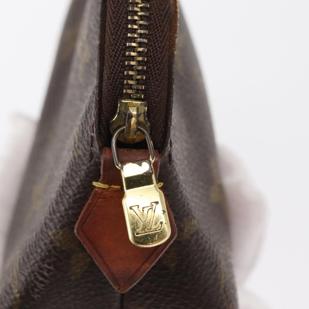 LOUIS VUITTON Monogram Pochette Cosmetic PM Pouch M43998 LV Auth BA9771