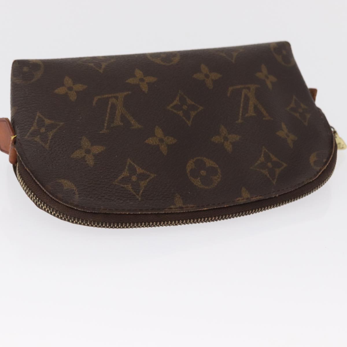 LOUIS VUITTON Monogram Pochette Cosmetic PM Pouch M43998 LV Auth BA9771