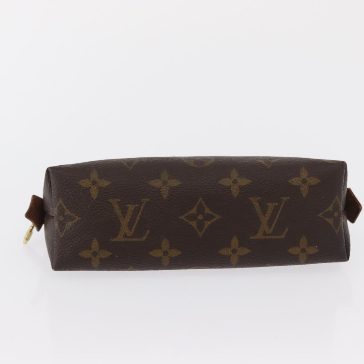 LOUIS VUITTON Monogram Pochette Cosmetic PM Pouch M43998 LV Auth BA9771