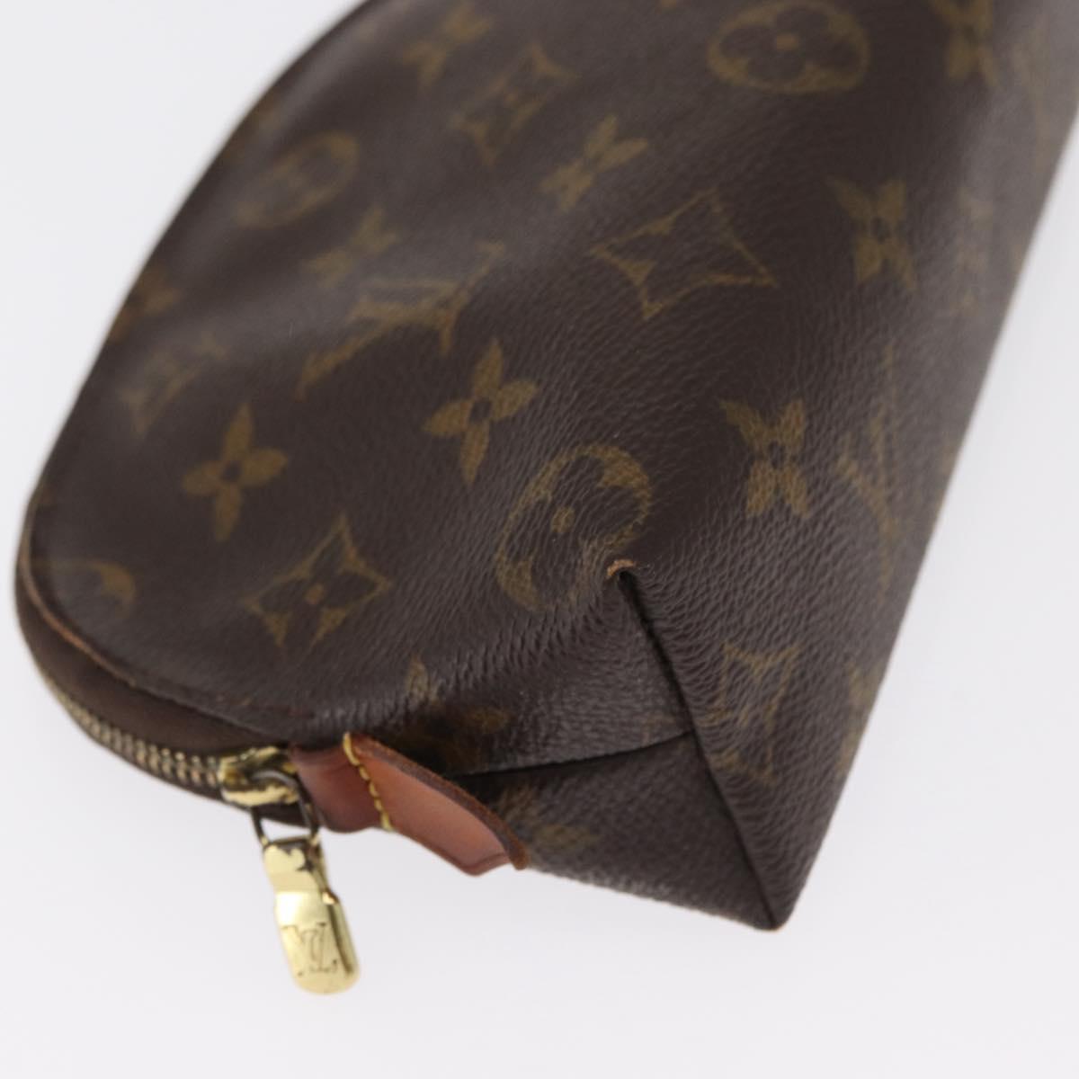 LOUIS VUITTON Monogram Pochette Cosmetic PM Pouch M43998 LV Auth BA9771