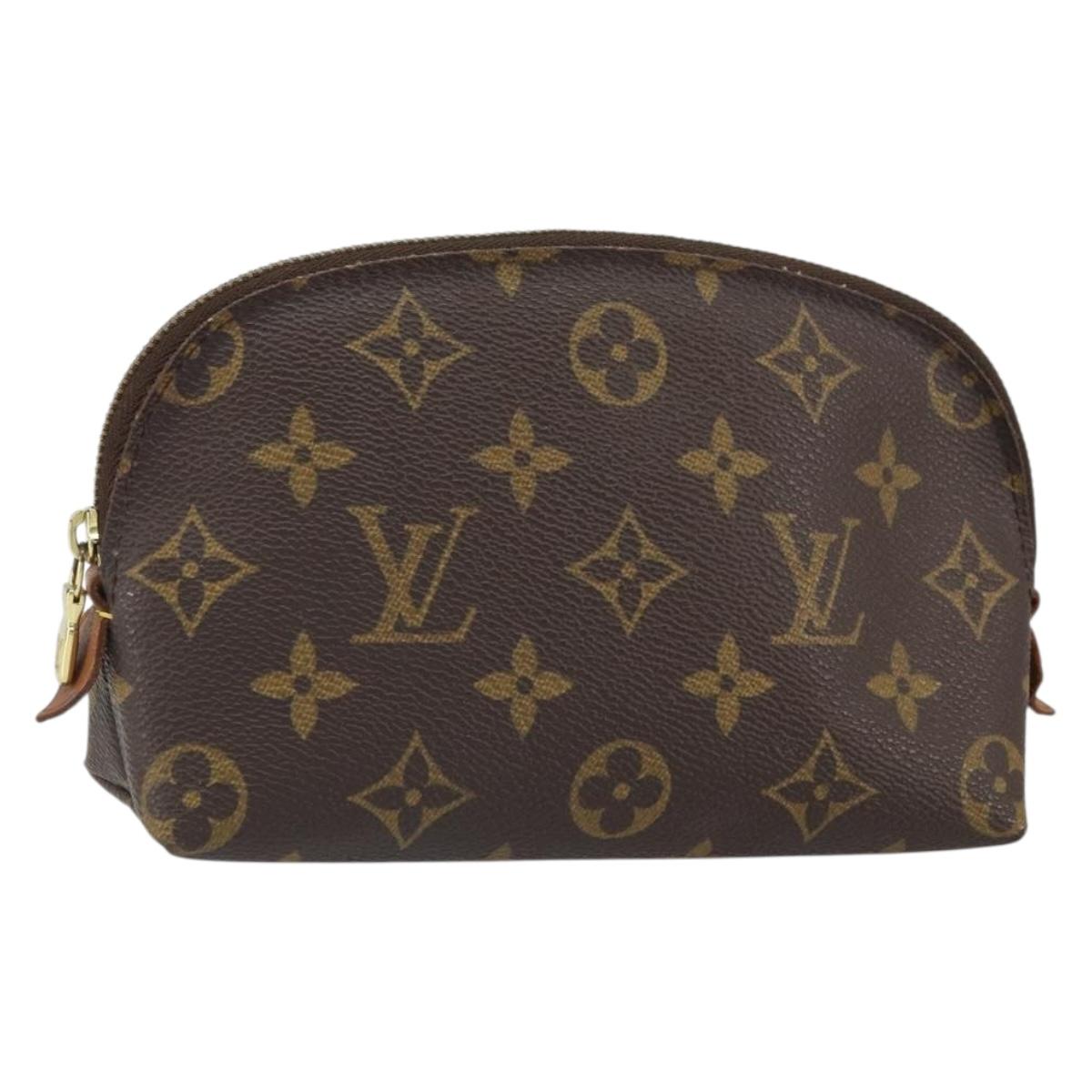 LOUIS VUITTON Monogram Pochette Cosmetic PM Pouch M43998 LV Auth BA9772