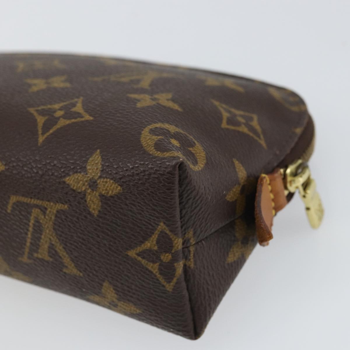 LOUIS VUITTON Monogram Pochette Cosmetic PM Pouch M43998 LV Auth BA9772