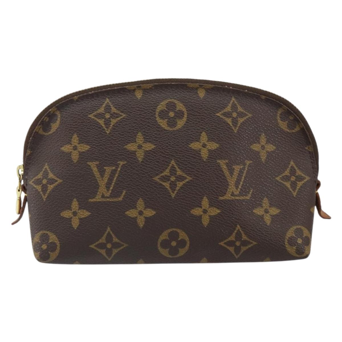 LOUIS VUITTON Monogram Pochette Cosmetic PM Pouch M43998 LV Auth BA9772