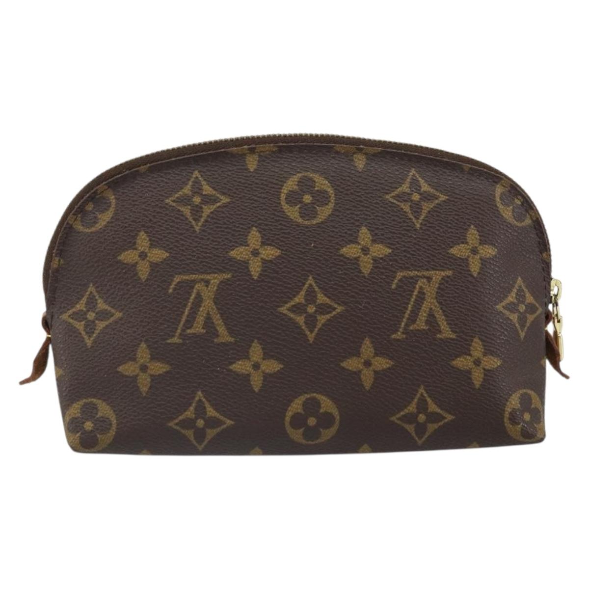 LOUIS VUITTON Monogram Pochette Cosmetic PM Pouch M43998 LV Auth BA9772