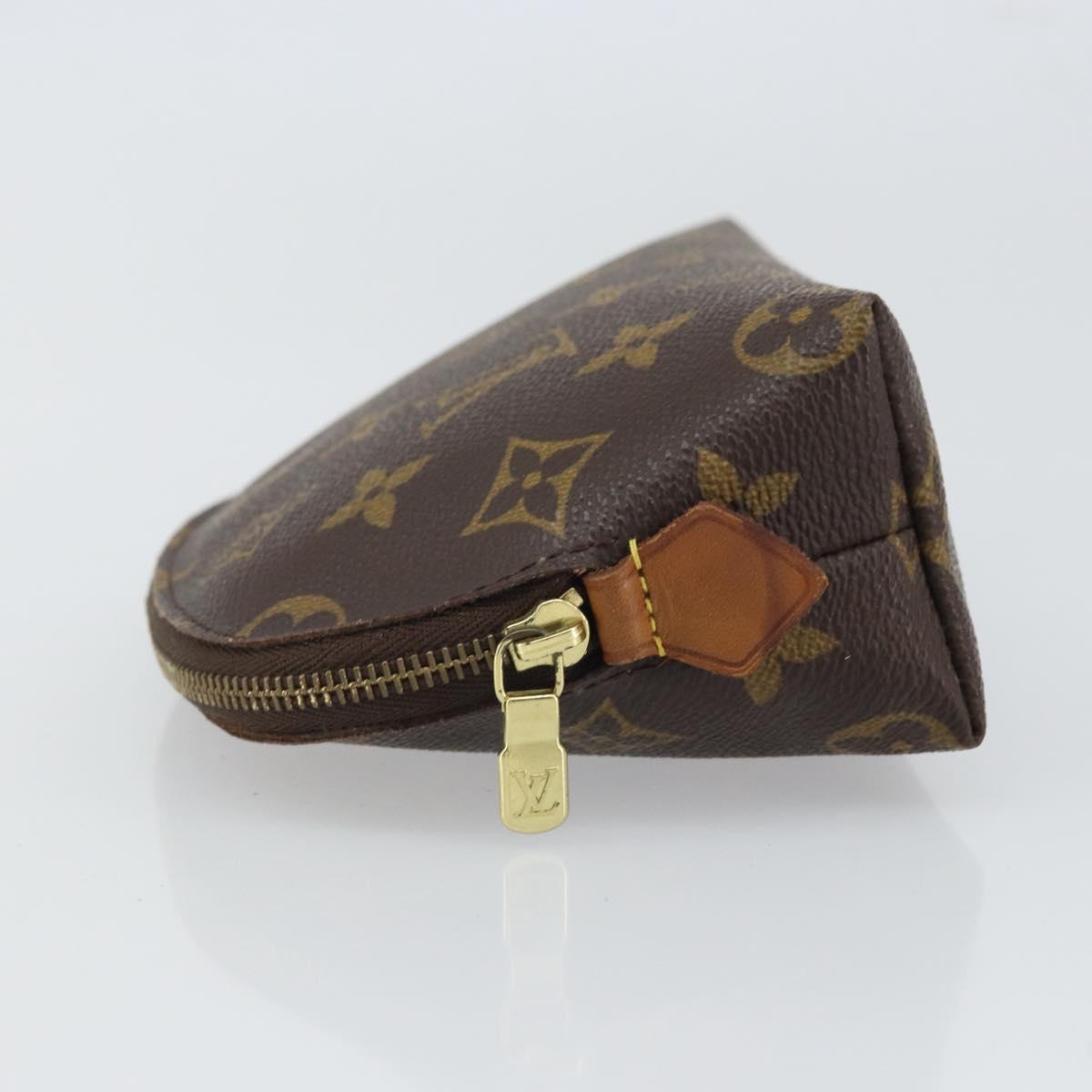 LOUIS VUITTON Monogram Pochette Cosmetic PM Pouch M43998 LV Auth BA9772
