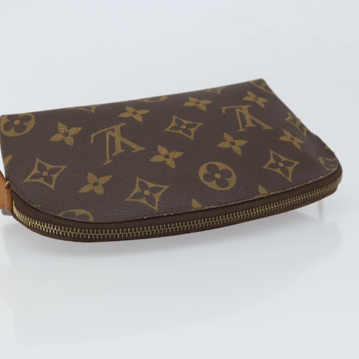 LOUIS VUITTON Monogram Pochette Cosmetic PM Pouch M43998 LV Auth BA9772