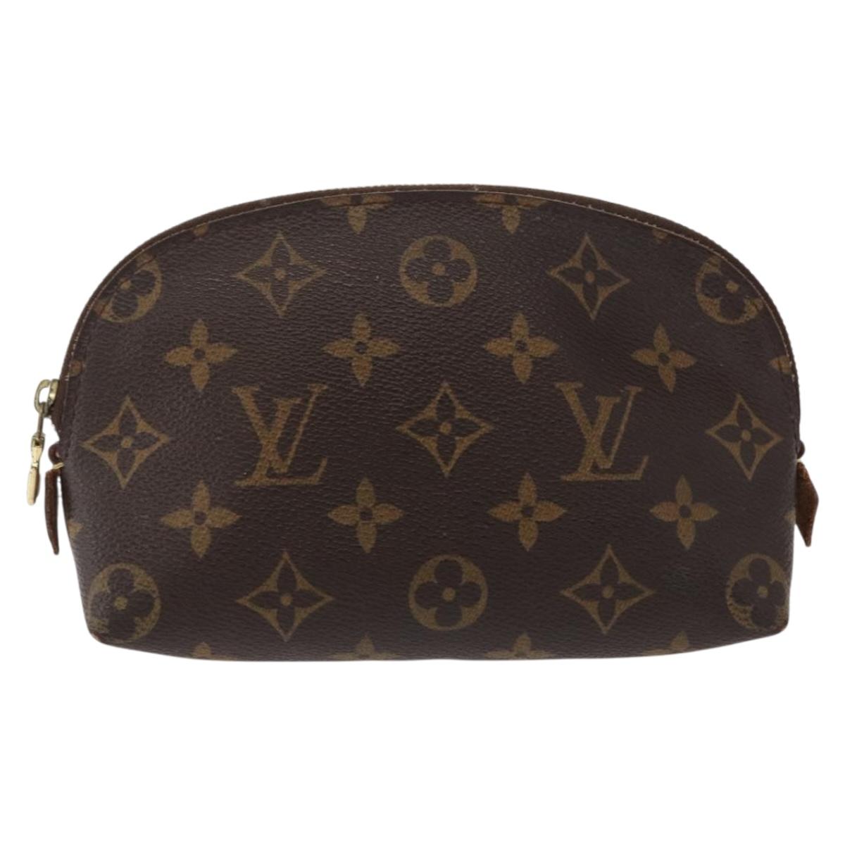 LOUIS VUITTON Monogram Pochette Cosmetic PM Pouch M43998 LV Auth BA9775