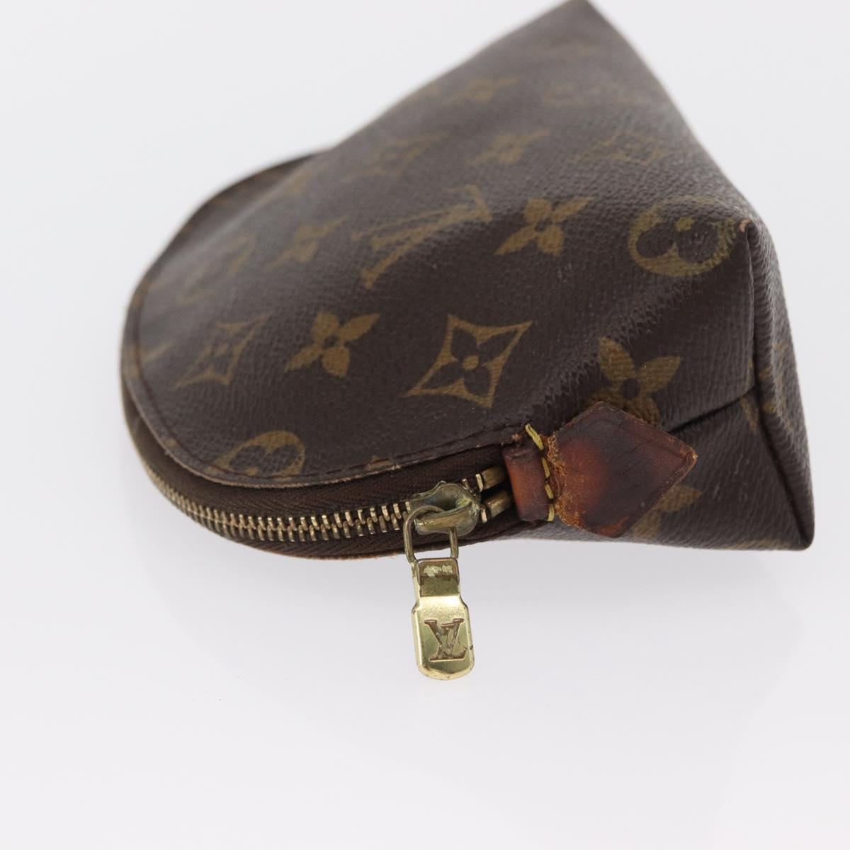 LOUIS VUITTON Monogram Pochette Cosmetic PM Pouch M43998 LV Auth BA9775