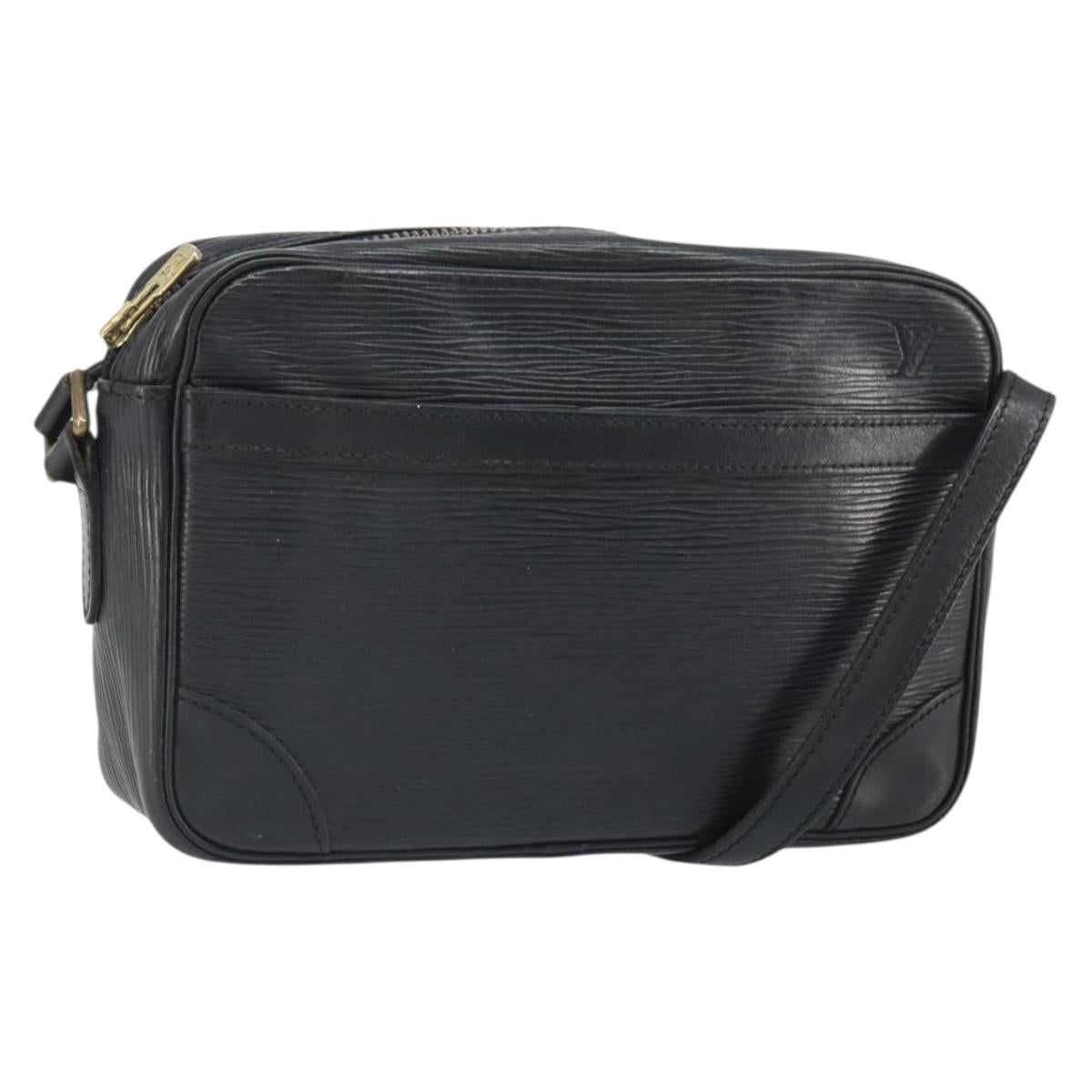 LOUIS VUITTON Epi Trocadero 23 Shoulder Bag Black M52302 LV Auth BA9777