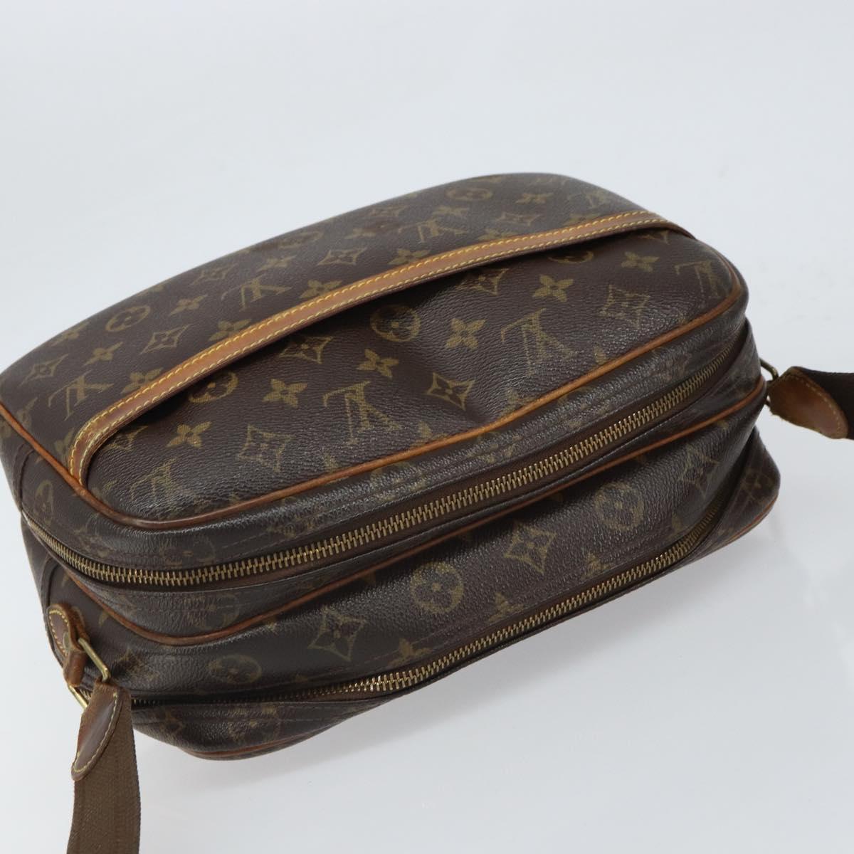 LOUIS VUITTON Monogram Reporter PM Shoulder Bag M45254 LV Auth BA9778