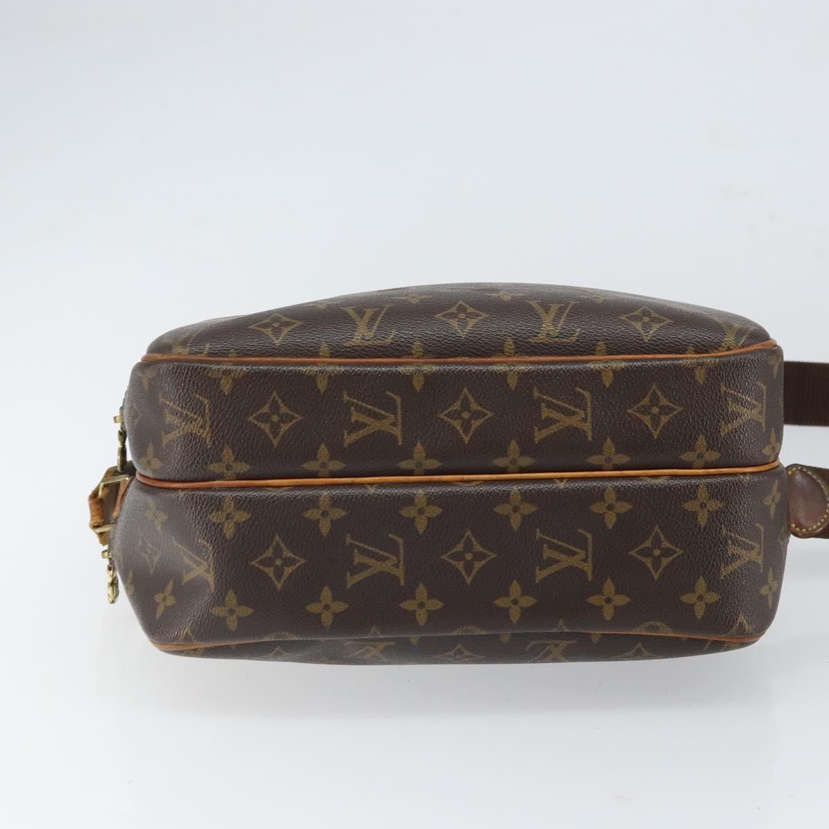 LOUIS VUITTON Monogram Reporter PM Shoulder Bag M45254 LV Auth BA9778