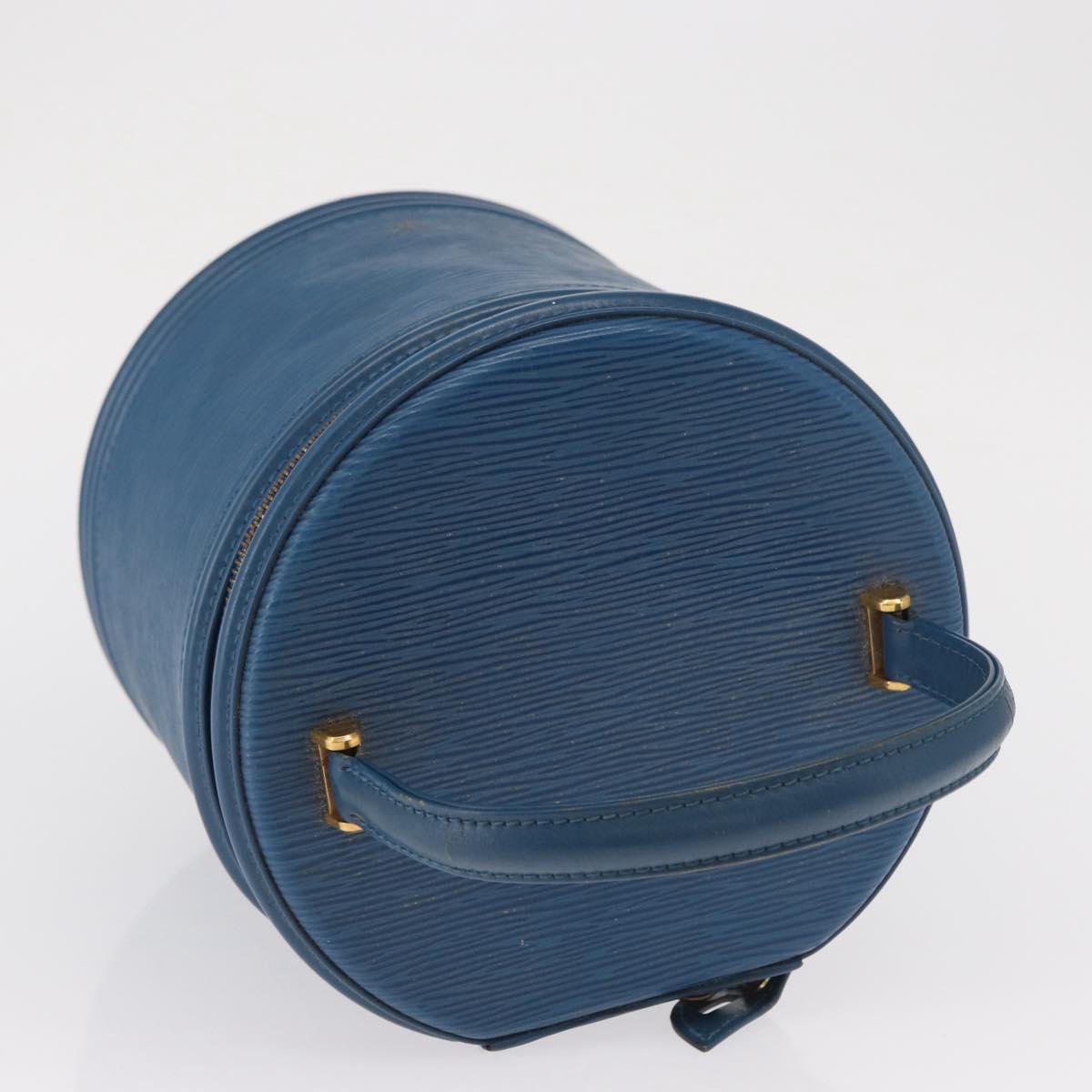 LOUIS VUITTON Epi Cannes Hand Bag Blue M48035 LV Auth BA9809