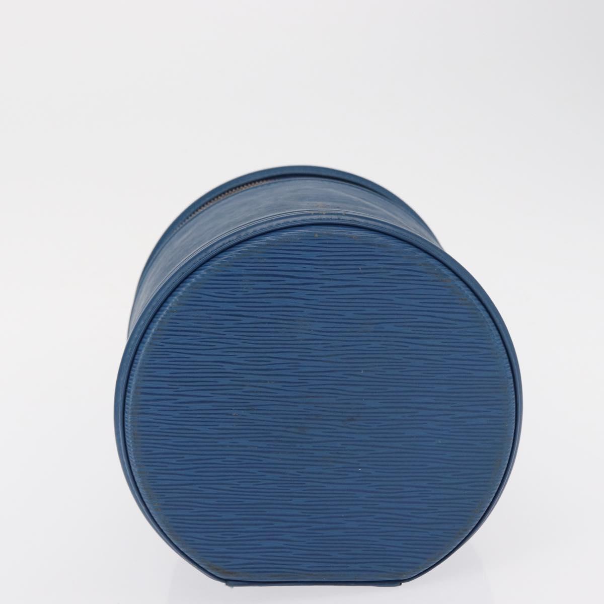 LOUIS VUITTON Epi Cannes Hand Bag Blue M48035 LV Auth BA9809