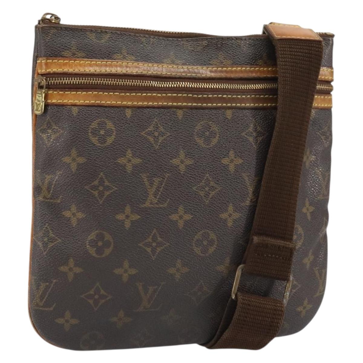 LOUIS VUITTON Monogram Pochette Bosphore Shoulder Bag M40044 LV Auth BA9815
