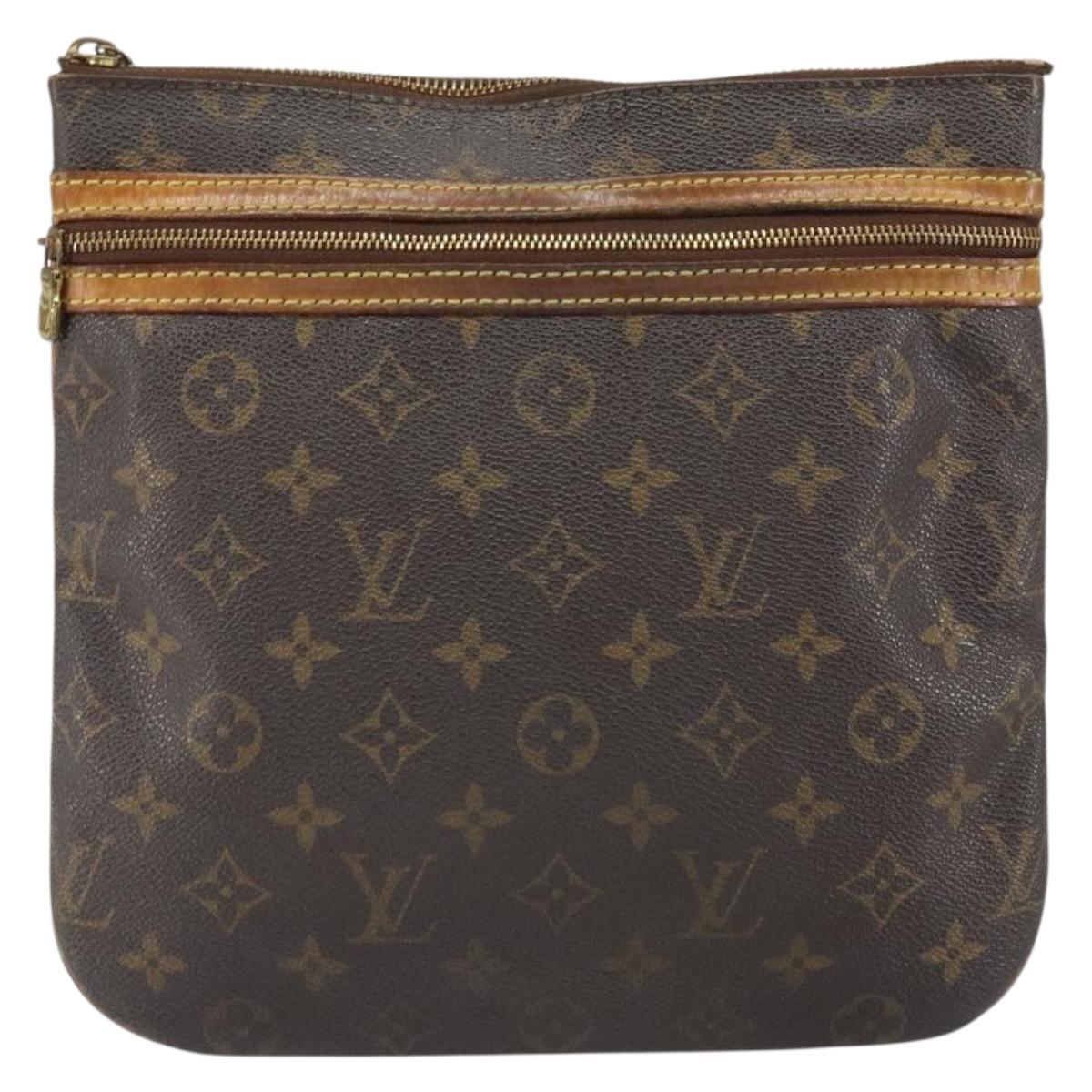 LOUIS VUITTON Monogram Pochette Bosphore Shoulder Bag M40044 LV Auth BA9815