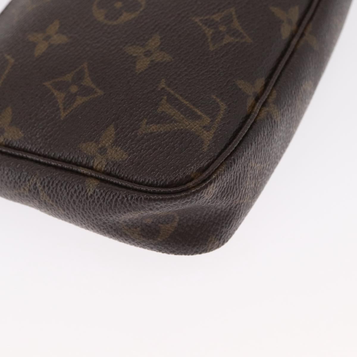 LOUIS VUITTON Monogram Pochette Accessoires Pouch M51980 LV Auth BA9816
