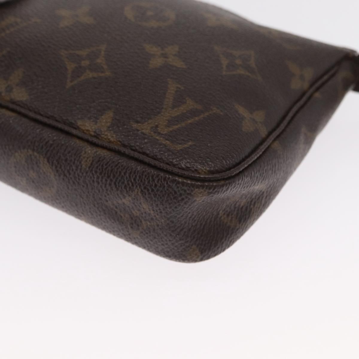 LOUIS VUITTON Monogram Pochette Accessoires Pouch M51980 LV Auth BA9816