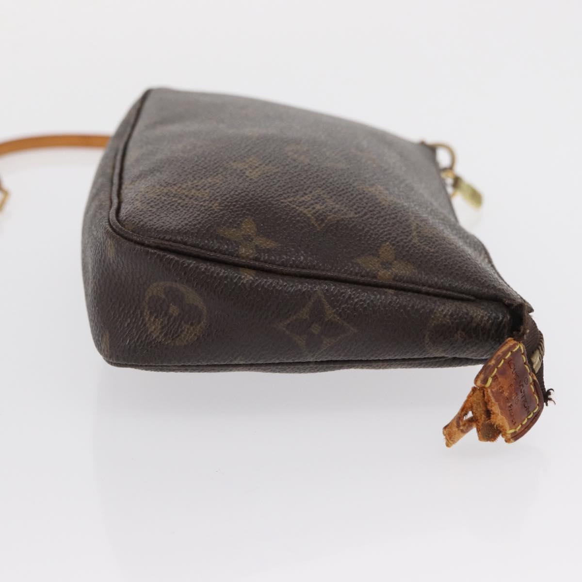 LOUIS VUITTON Monogram Pochette Accessoires Pouch M51980 LV Auth BA9816