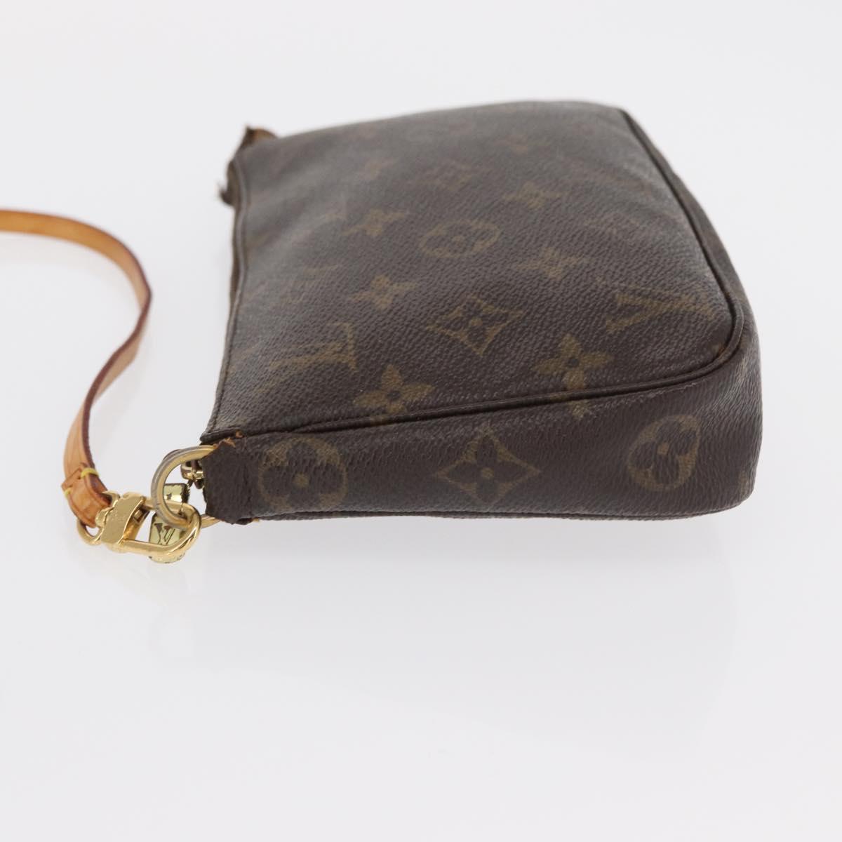 LOUIS VUITTON Monogram Pochette Accessoires Pouch M51980 LV Auth BA9816