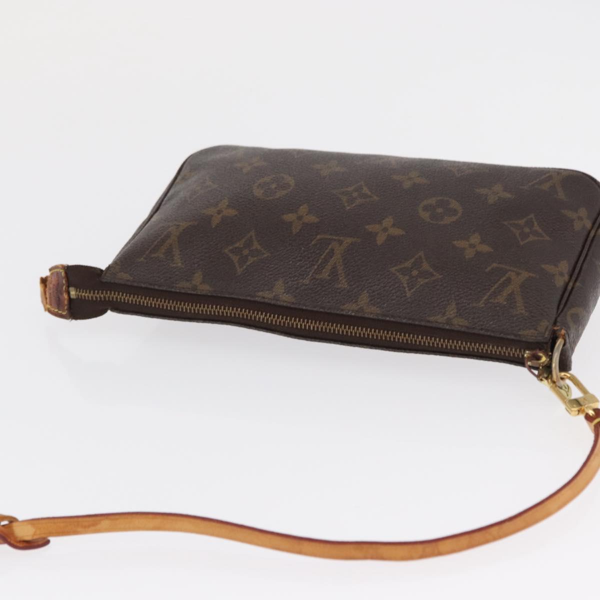 LOUIS VUITTON Monogram Pochette Accessoires Pouch M51980 LV Auth BA9816