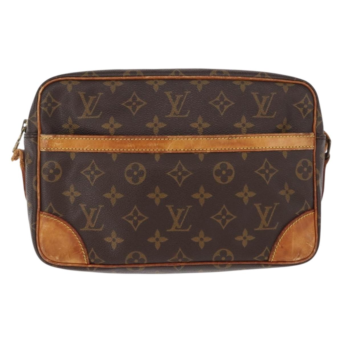 LOUIS VUITTON Monogram Trocadero 27 Shoulder Bag M51274 LV Auth BA9820