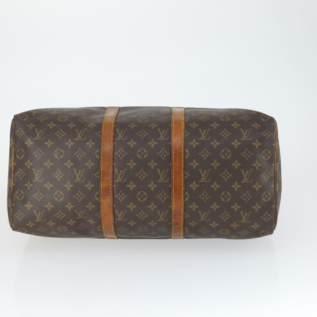 LOUIS VUITTON Monogram Keepall 50 Boston Bag M41426 LV Auth BA9844