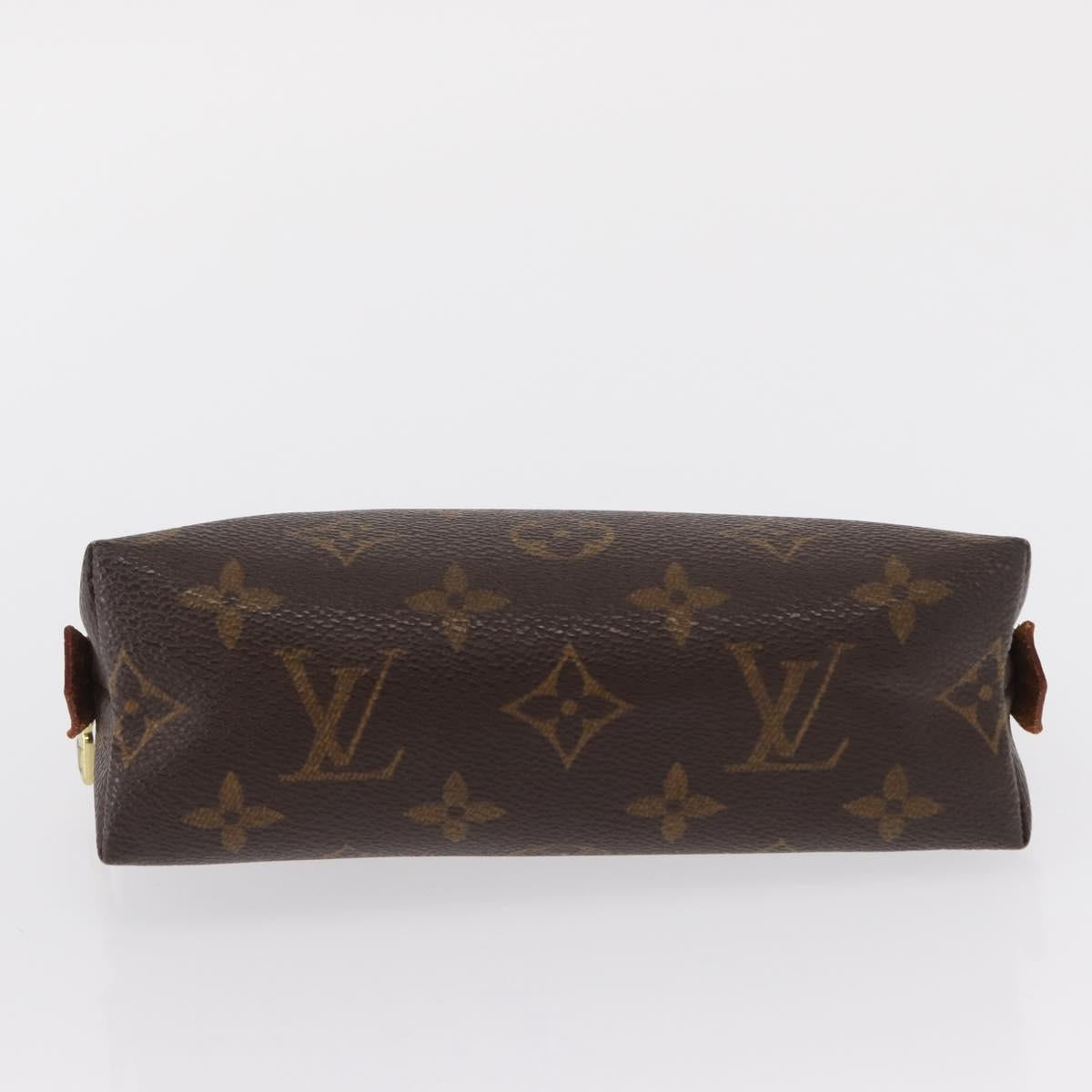 LOUIS VUITTON Monogram Pochette Cosmetic PM Pouch M43998 LV Auth BA9846