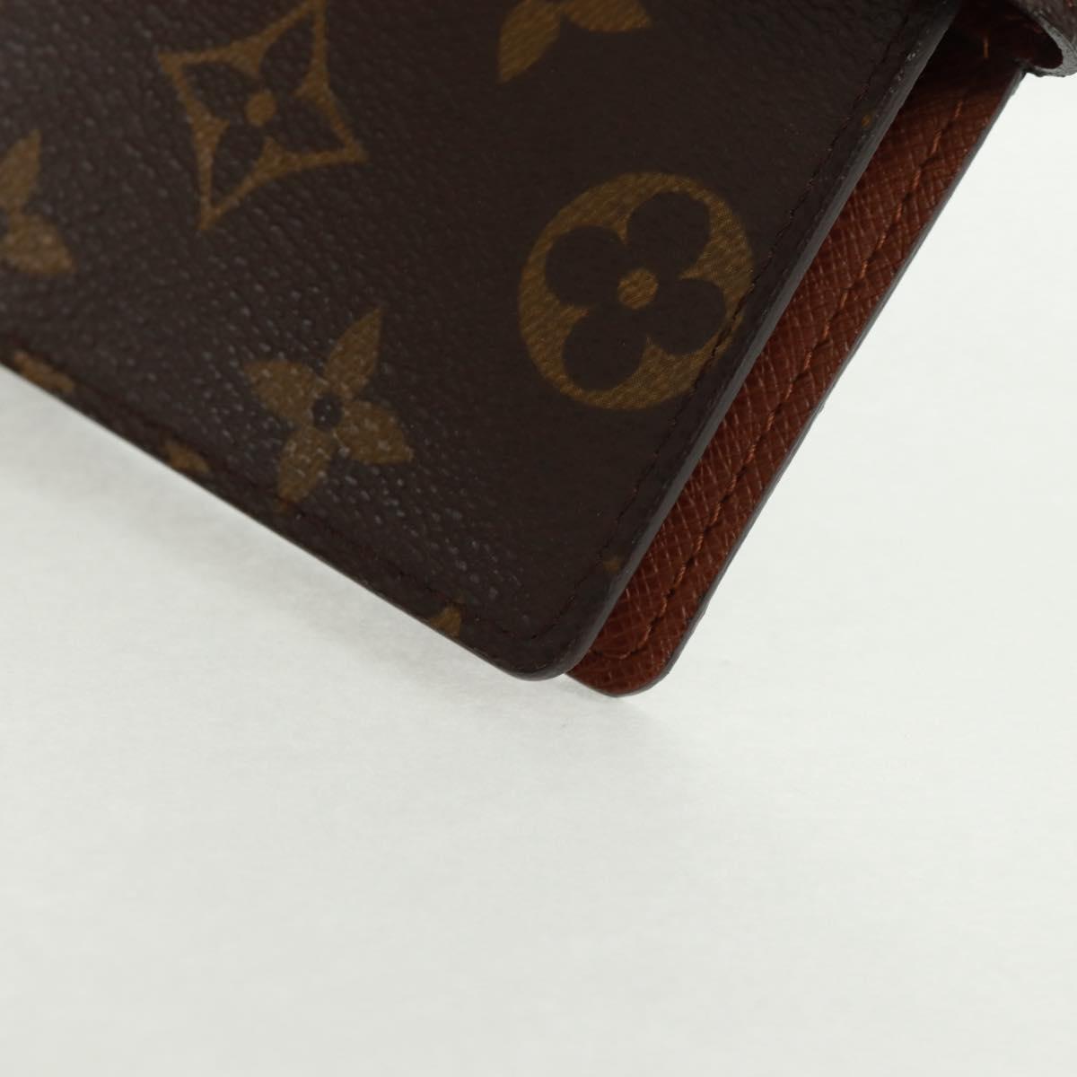 LOUIS VUITTON Monogram Agenda PM Day Planner Cover R20005 LV Auth BA9847V