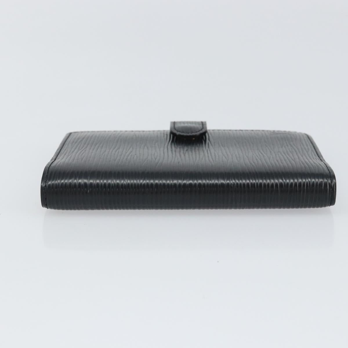 LOUIS VUITTON Epi Agenda PM Day Planner Cover Black R20092 LV Auth BA9851