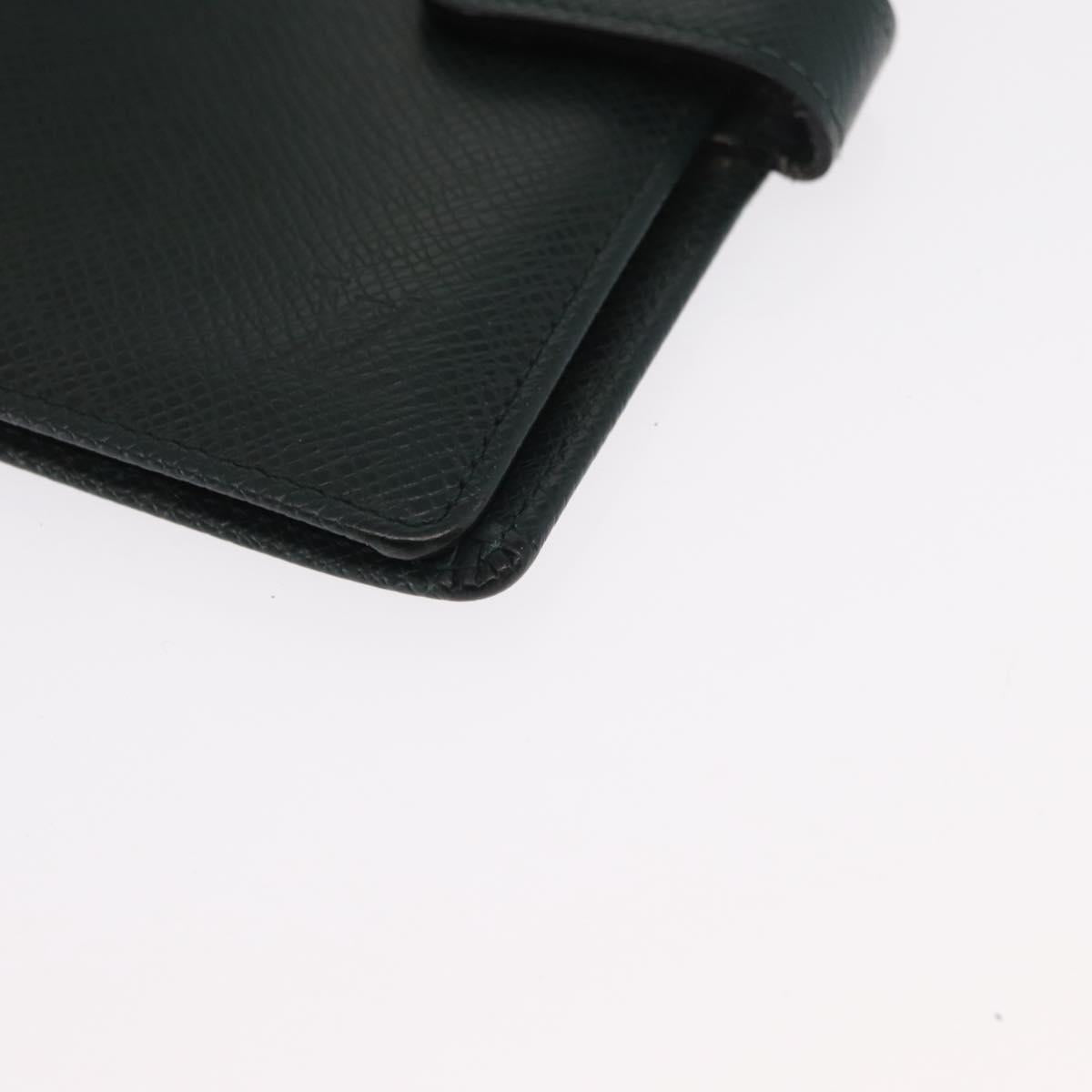 LOUIS VUITTON Taiga Agenda PM Day Planner Cover Epicea R20424 LV Auth BA9853