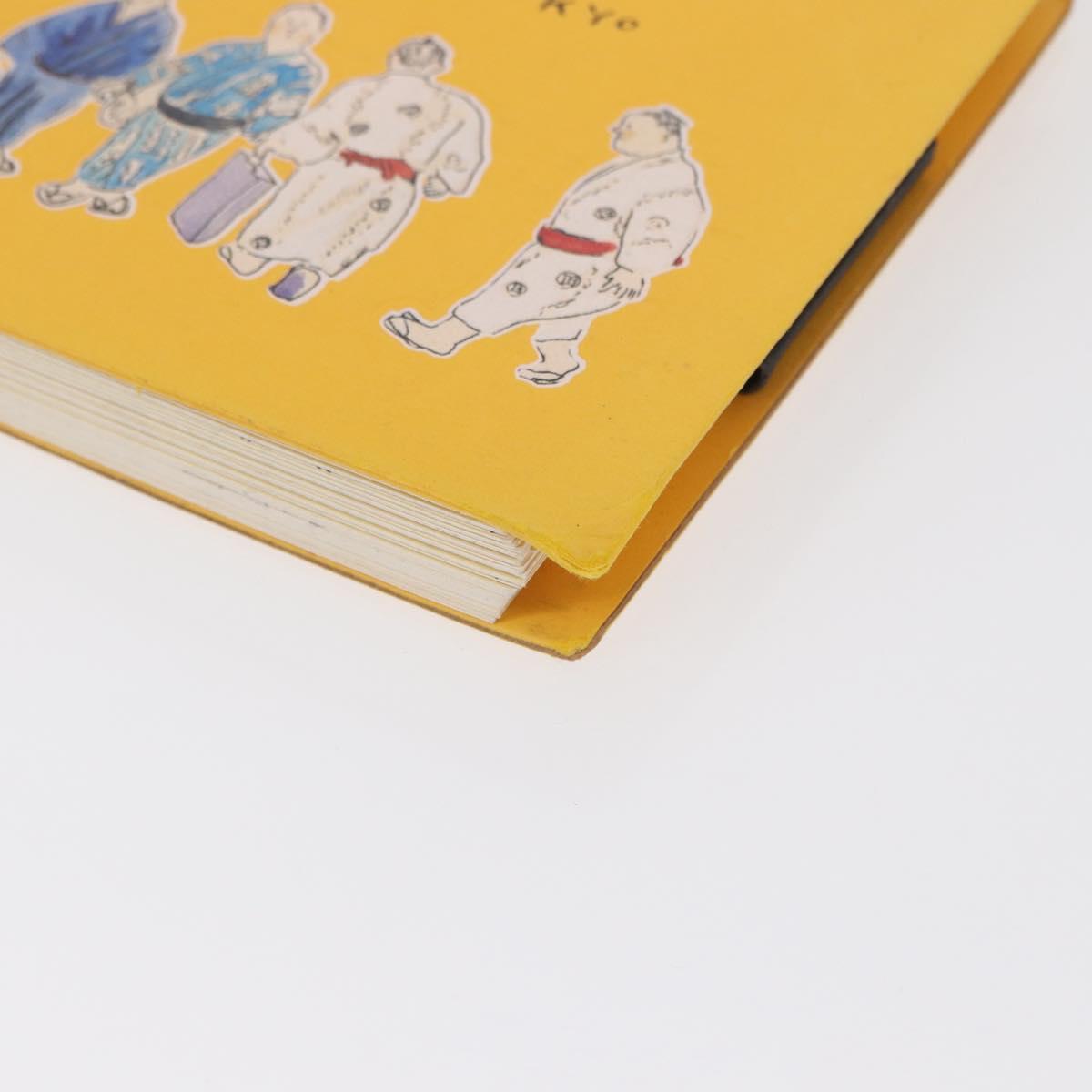 LOUIS VUITTON Travel Notebook Planner Canvas Yellow LV Auth BA9858