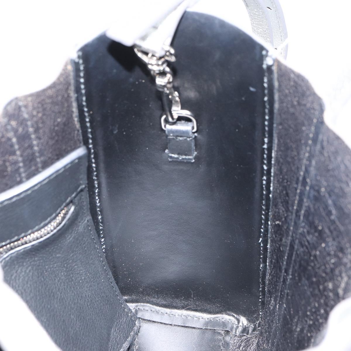 BALENCIAGA Everyday Tote XXS Shoulder Bag Leather 2way Silver 55185 Auth BA9862