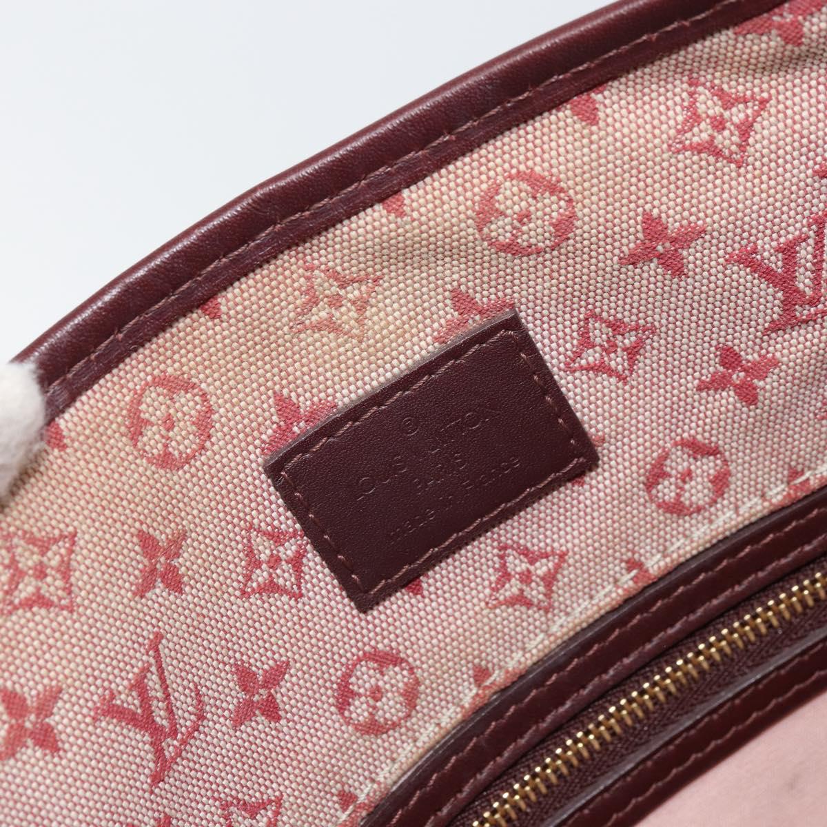 LOUIS VUITTON Monogram Mini Besace Mary Kate Shoulder Bag Red M92321 Auth BA9879